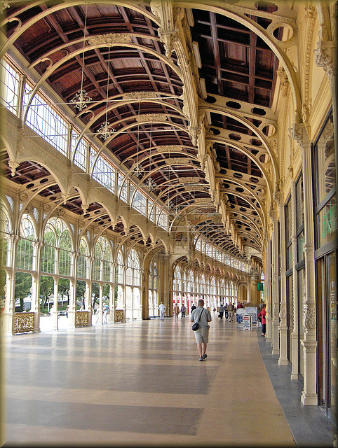 Mariánské Lázně / Marienbad (CZ) 24 août 2006. La colonnade.