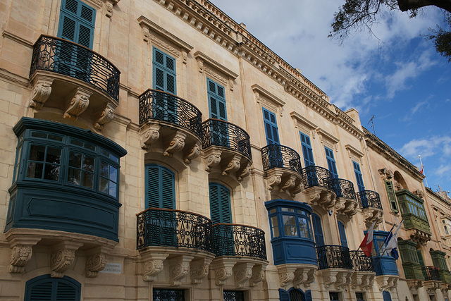 Balconies In Valetta