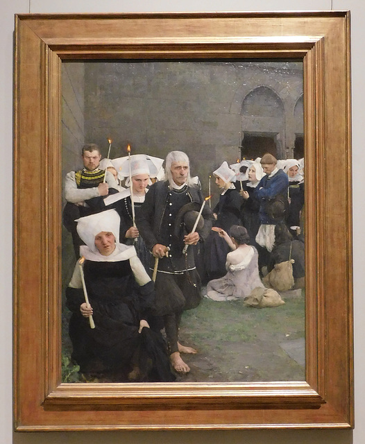 The Pardon in Brittany by Dagnan-Bouveret in the Metropolitan Museum of Art, January 2022