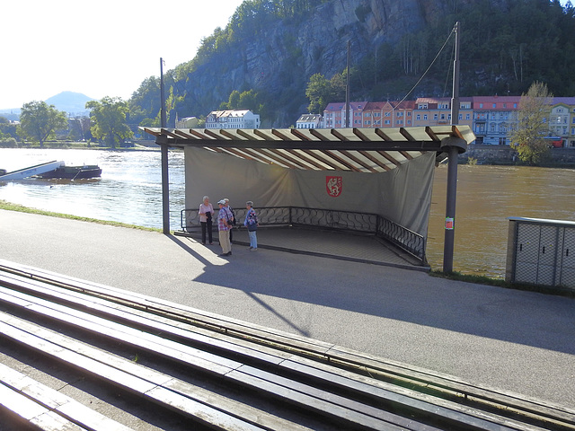 Kurkonzert an der Elbe (Labe), Děčín