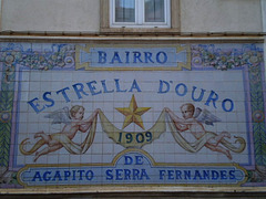 Tiles panel of a Lisbon borough.