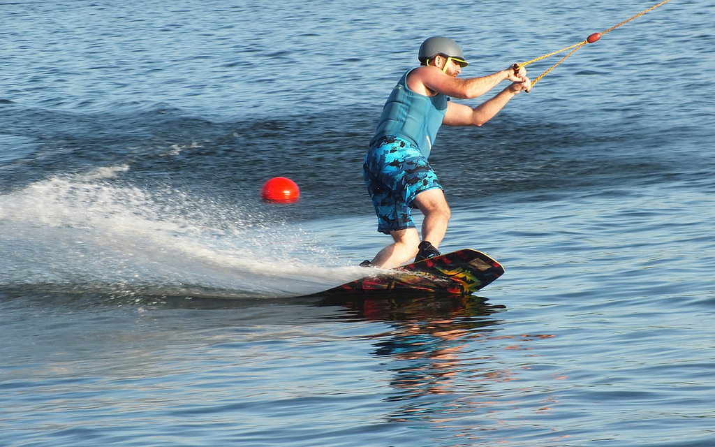 Ski nautique au lac de St Pardoux