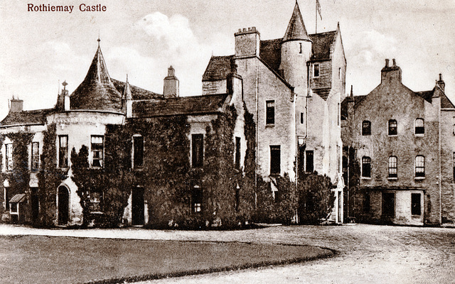 Rothiemay Castle, Banffshire, Scotland (Demolished 1964)