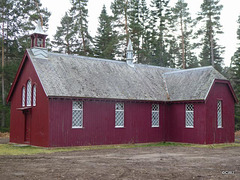 The wooden chalet at Altyre
