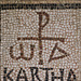 Detail of a Mosaic with Latin Inscription from Furnos Minor in Tunisia in the Metropolitan Museum, December 2023 Detail of a Mosaic with Latin Inscription from Furnos Minor in Tunisia in the Metropolitan Museum, December 2023