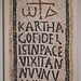 Mosaic with Latin Inscription from Furnos Minor in Tunisia in the Metropolitan Museum, December 2023 Mosaic with Latin Inscription from Furnos Minor in Tunisia in the Metropolitan Museum, December 2023