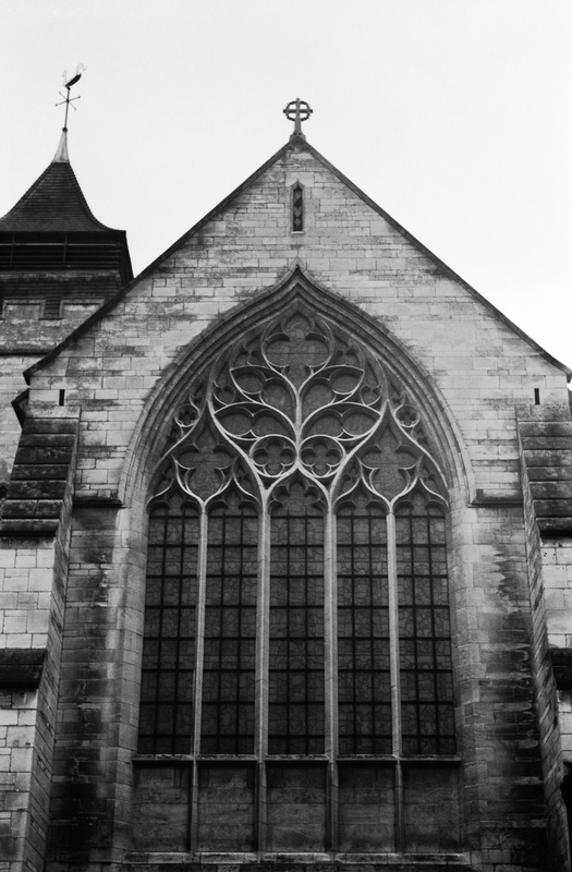 East Window and Tower at All Saints' Church,  Basingstoke - September 1977