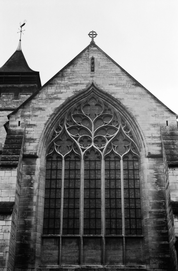 East Window and Tower at All Saints' Church,  Basingstoke - September 1977