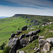 Stanage Edge along the top to High Neb