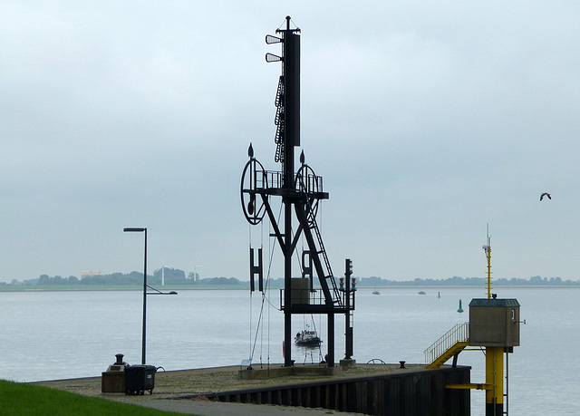 Semaphor in Bremerhaven