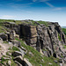 Stanage Edge along the top to the Popular End