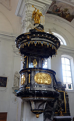 Kanzel in der Katholischen Pfarrkirche  St. Peter und Paul in Willisau