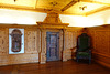 Pine-panelled state-room