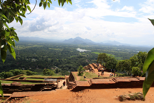 Across the Ruins on Top of Sigiriya