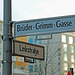 Berlin Straßenschild Link-Grimm