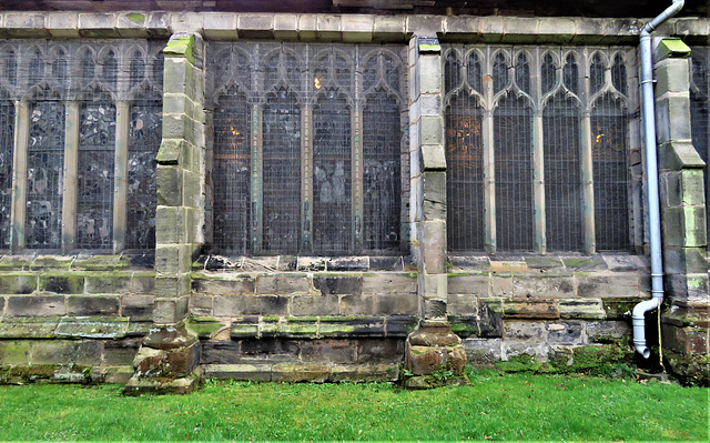 morley church, derbs; reused cloister of 1470 from dale abbey