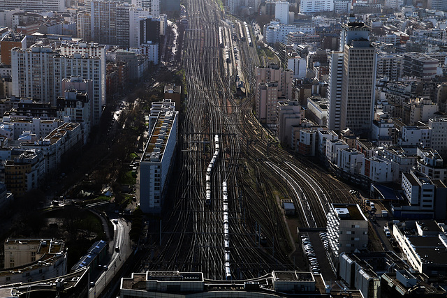 Le train-train quotidien .