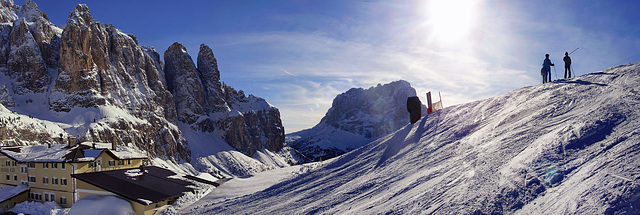 Panorama Passo Gardena