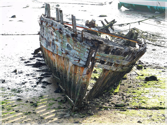 Le cimetière de bateaux à Quelmer (35) , La Passagère