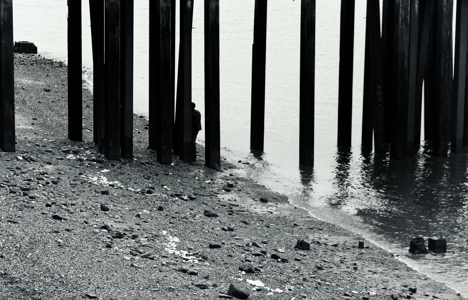 London Photowalk April 2016 XPro2 Shoreline1 mono
