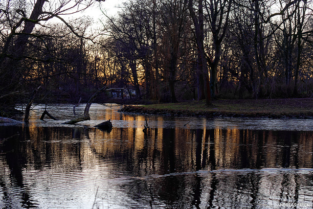 Georgengarten am Abend