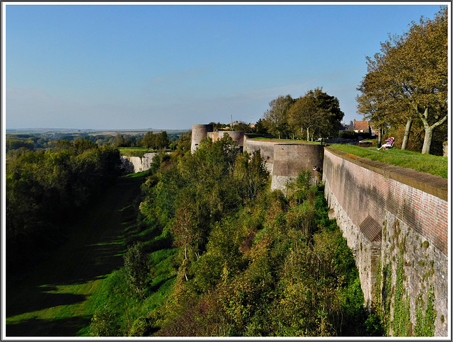 Les remparts de Montreuil sur Mer (62)