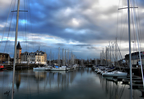 winter day in Deauville