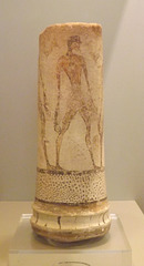 Ceramic Cylinder from Phylakopi in the National Archaeological Museum of Athens, June 2014