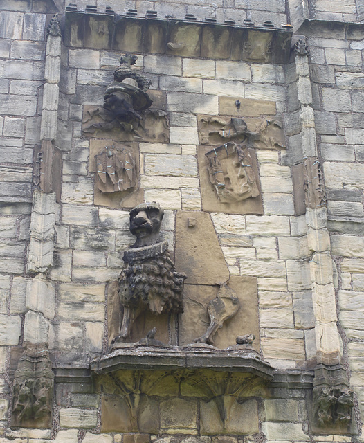 Detail of the Lion Tower