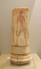 Ceramic Cylinder from Phylakopi in the National Archaeological Museum of Athens, June 2014