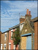 pots against a summer sky