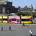 Straßenbahn am Theaterplatz, Dresden