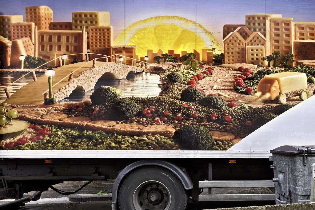 The Lemon Also Rises – Seen on a Food Delivery Van, Marchmont Street, Bloomsbury, London, England