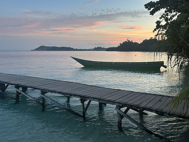 Just before nightfall.