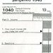 Simplified 1040 Tax Form
