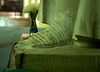 Statue detail - L'Abbaye aux Hommes