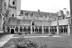 Tréguier (22) 14 mai 2017. Cloître de la cathédrale Sain Tugdual.