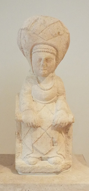 Iberian Seated Lady in the Archaeological Museum of Madrid, October 2022