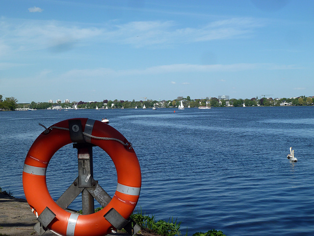 Blick über die Aussenalster