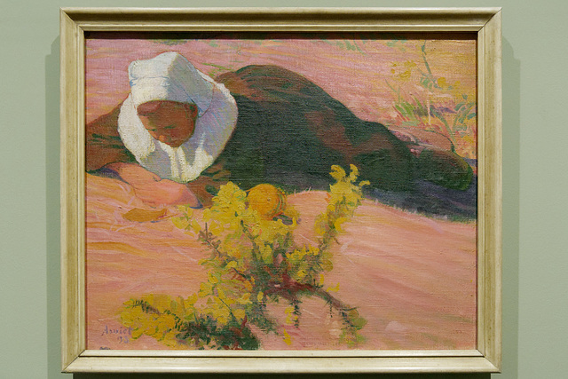 "Bretonne couchée" (Cuno Amiet - 1893)
