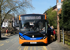 Warrington’s Own Buses 203 (CH12 CAT) in Lymm - 28 Mar 2019 (P1000790)