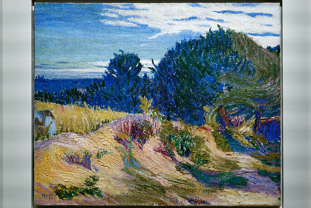 "Paysage près de Pont-Aven" (Cuno Amiet - 1892)