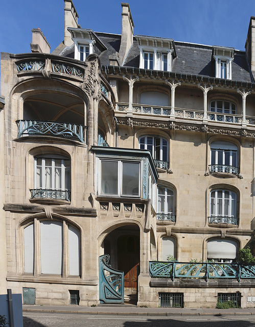 Art Nouveau buildings in Nancy, France