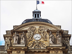 Le dôme du Sénat (côté Jardin du Luxembourg)