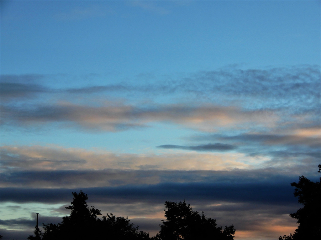 ciel du soir,