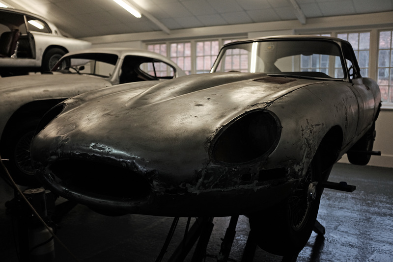 Brooklands New Year 2016 X100T Jaguar E Type bodyshell 1
