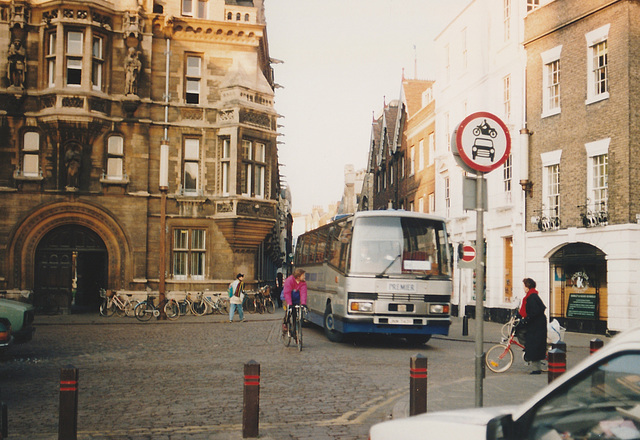 336/01 Premier Travel Services (Cambus Holdings) JNM 743Y in Cambridge - 5 Feb 1991