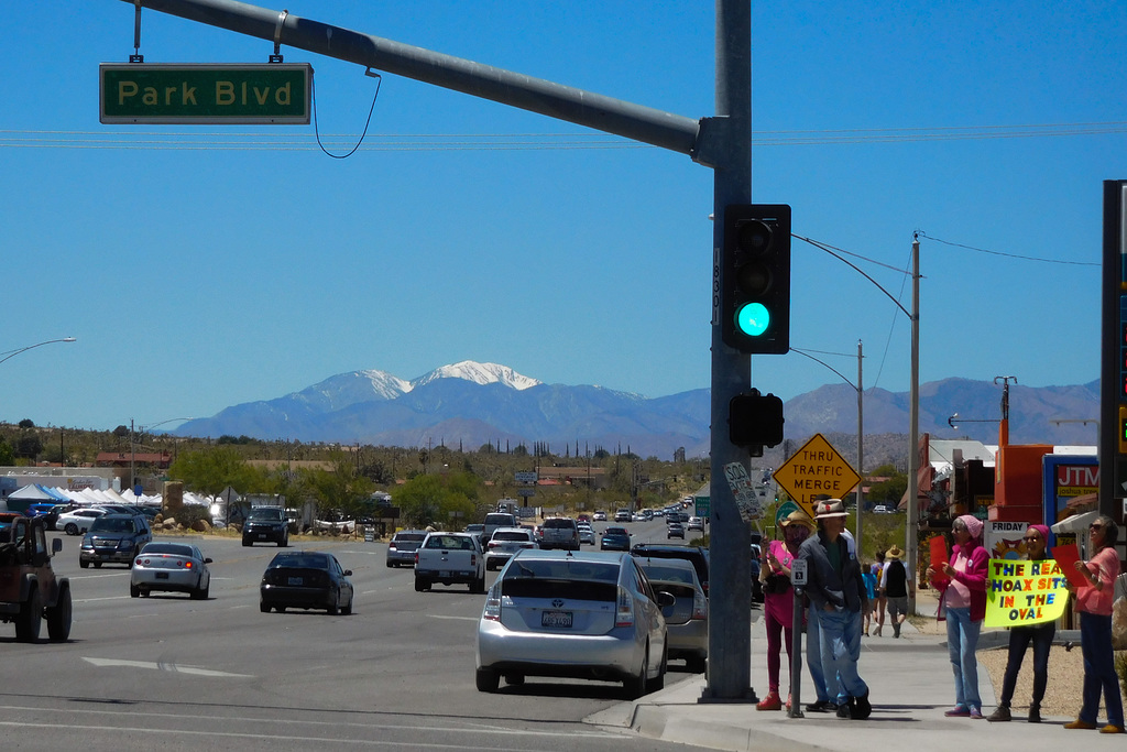 Joshua Tree Climate Change rally (#0548)