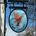 Eagle and Child pub sign