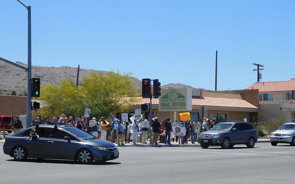 Joshua Tree Climate Change rally (#0549)